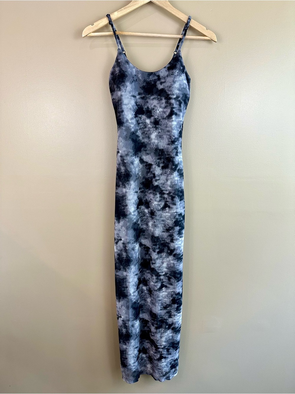 Y2K No Boundaries Gray Black Mesh Maxi Slip Dress XS Bodycon Grunge Whimsigoth